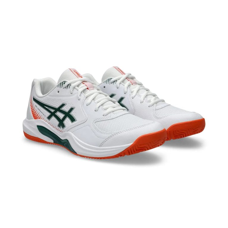 Gel Dedicate 9 Padel White/Green